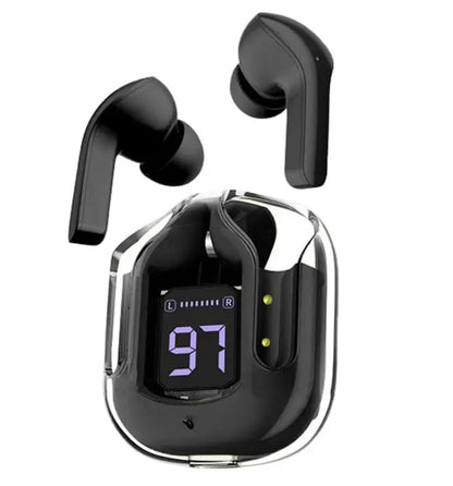 Fusion LED Display Earbuds - ENC Noise Cancelling, Touch Control