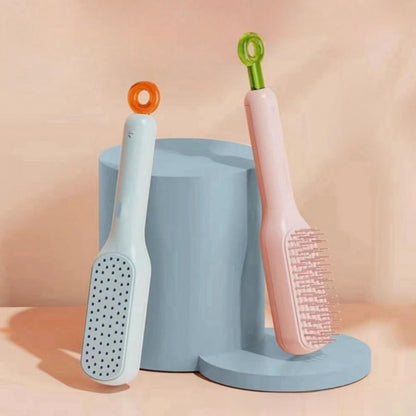 Self Cleaning Comb | One-pull Clean Anti Static Hair Brush (1 Piece)