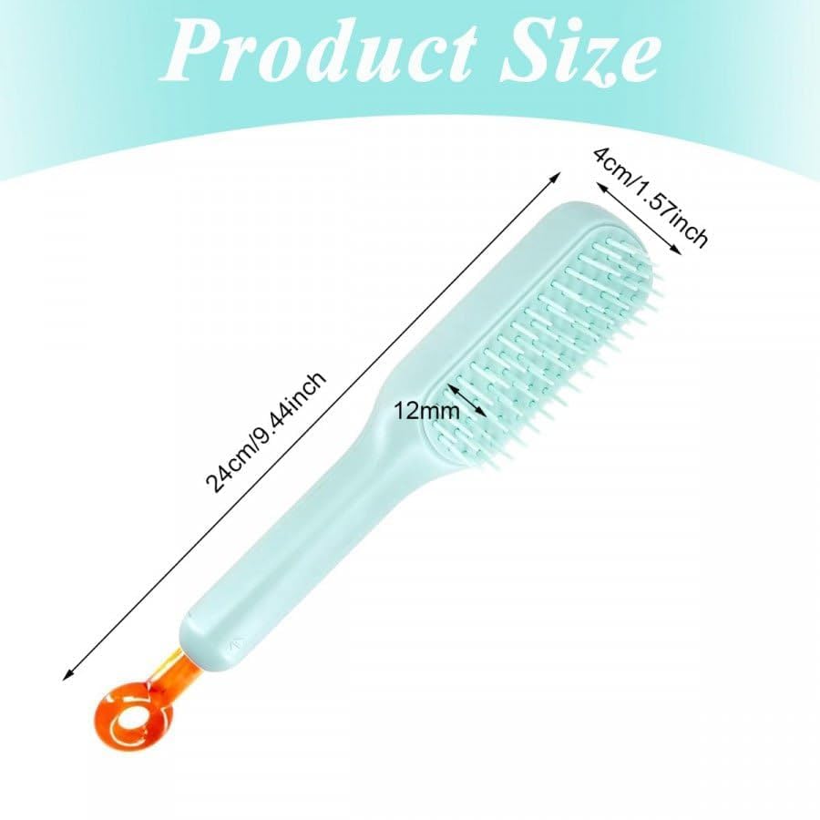 Self Cleaning Comb | One-pull Clean Anti Static Hair Brush (1 Piece)