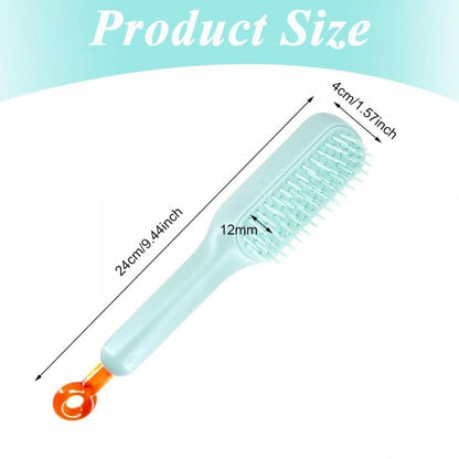 Self Cleaning Comb | One-pull Clean Anti Static Hair Brush (1 Piece)